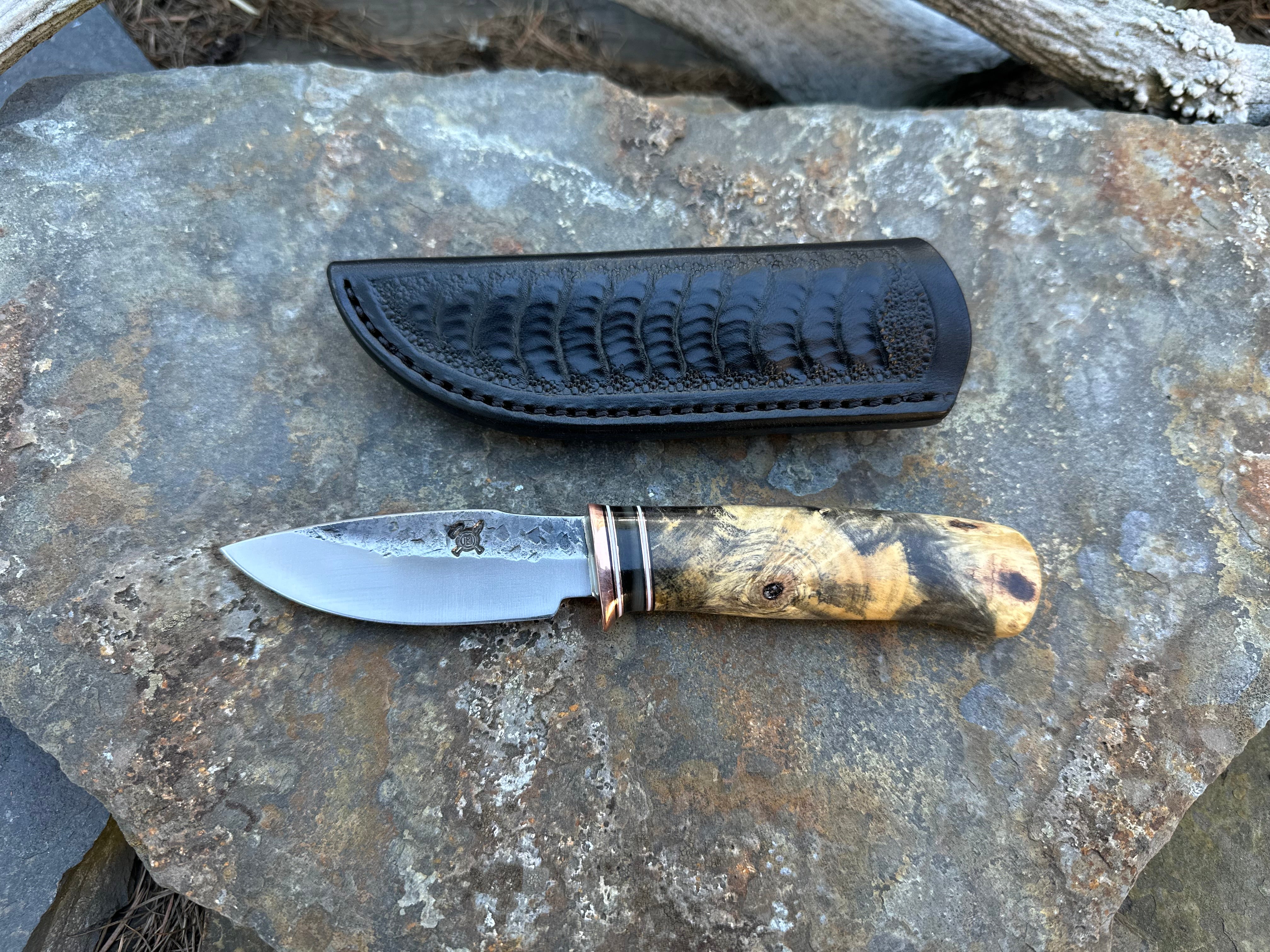 Buckeye Burl & Big Horn Sheep Pocket Alaskan – Behring Made