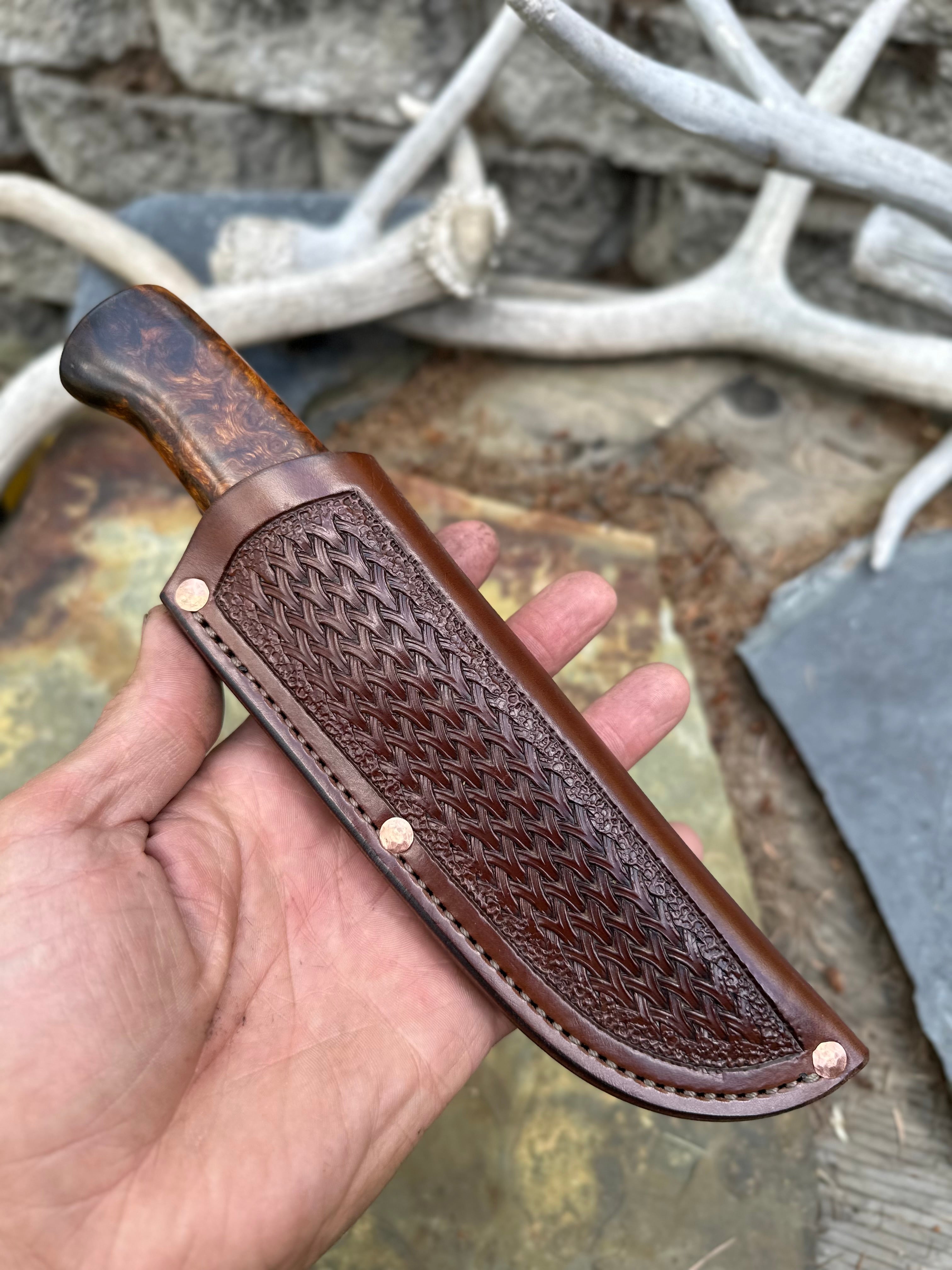 Desert Ironwood & Mammoth Ivory Thumb Ramp Hunter – Behring Made