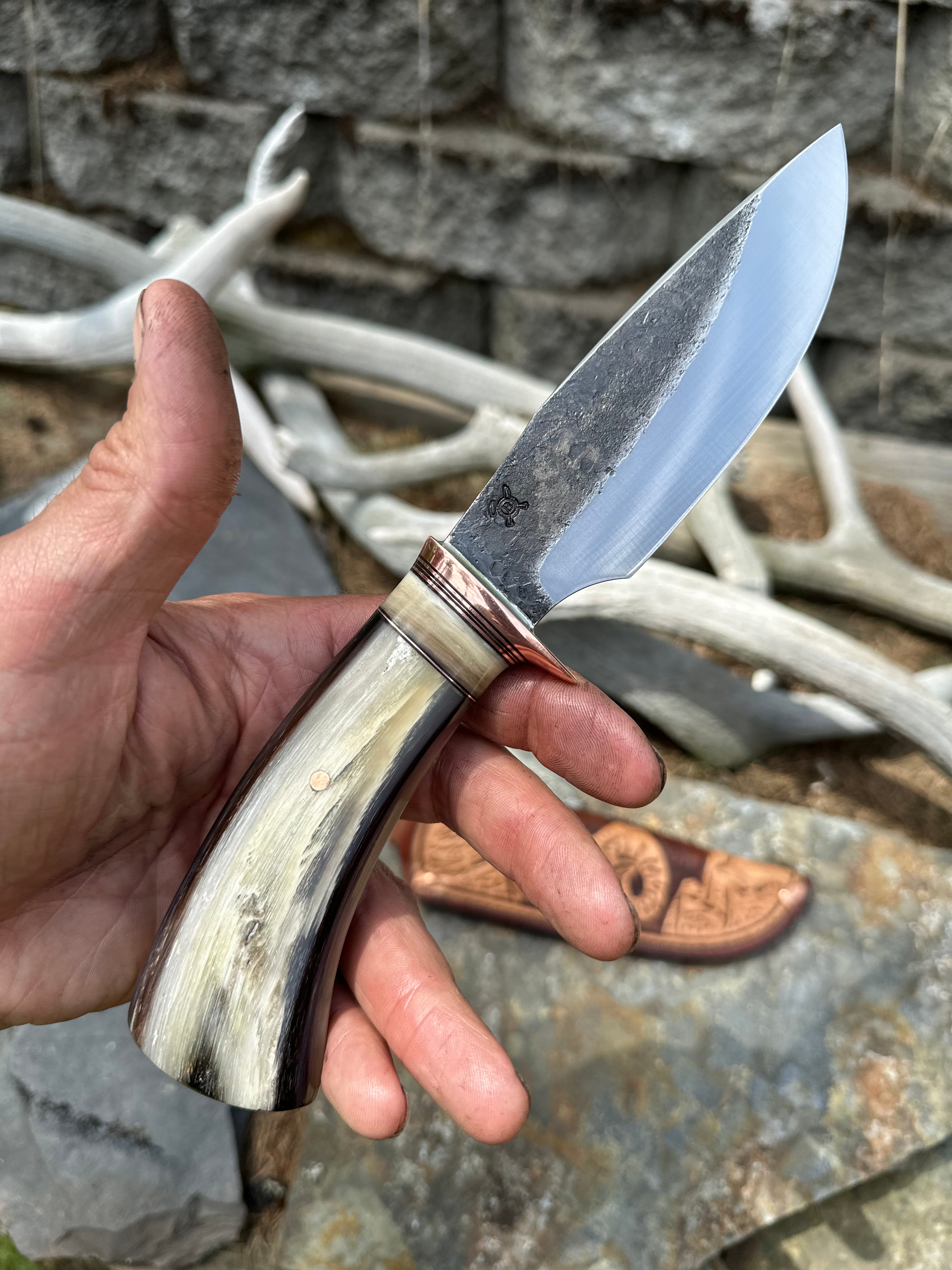 Big Horn Sheep Alaskan in Big Horn Themed Mudbone Leather
