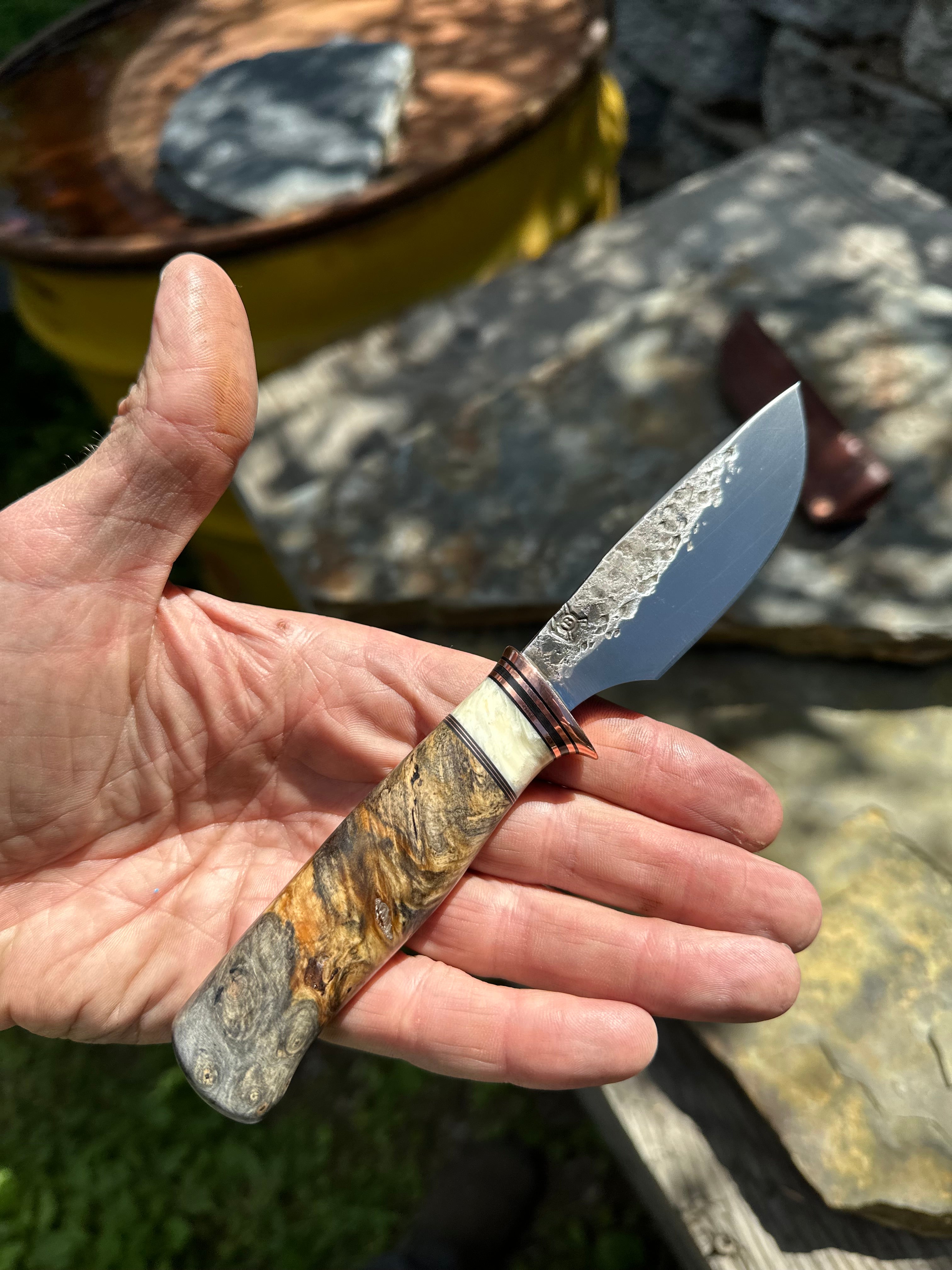 Buckeye Burl & Musk Ox XL Pocket Alaskan – Behring Made