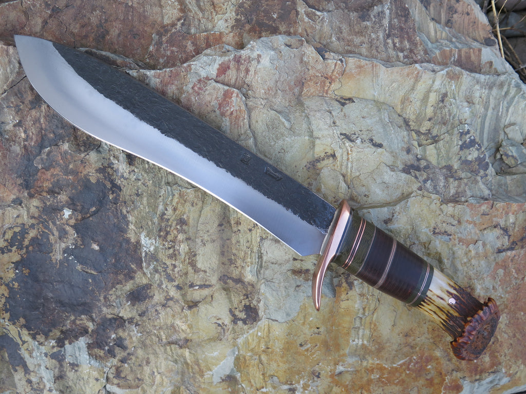 Crown Stag and Horsehide Kukri