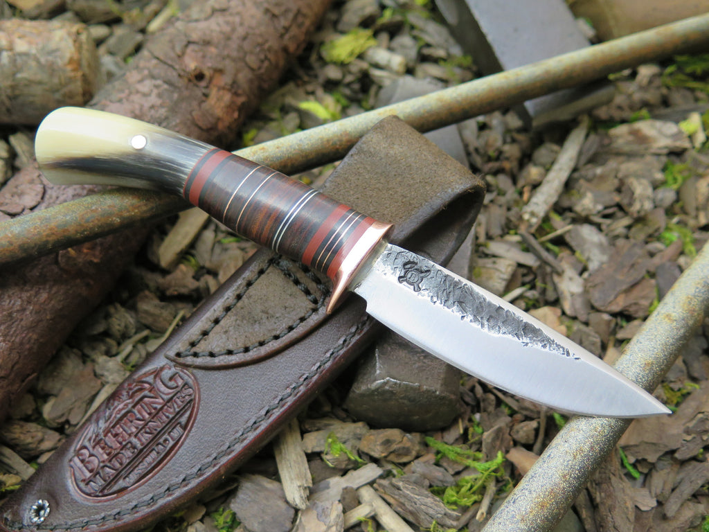 Musk Ox Carver & Horsehide Drop Point