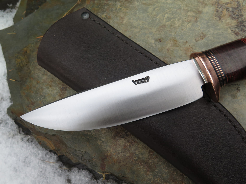 Premium Axis and Horsehide Mission Knife