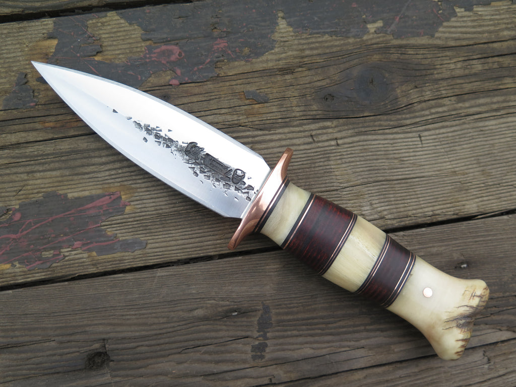 Dall Sheep and Horsehide Dagger