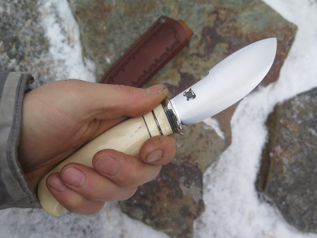 Ancient Mammoth Ivory Canoe Knife