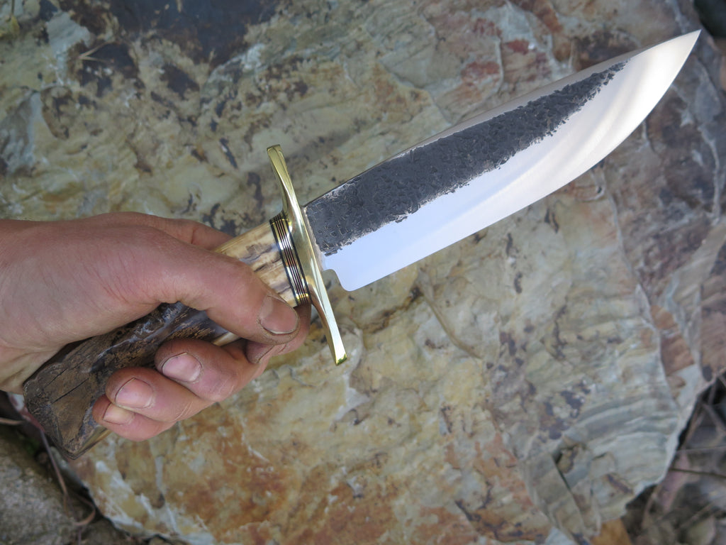 Artifact Walrus Ivory Drop Point Camp Knife