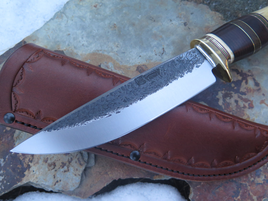 Shiras Moose, Horsehide and Ancient Mammoth Mission Knife