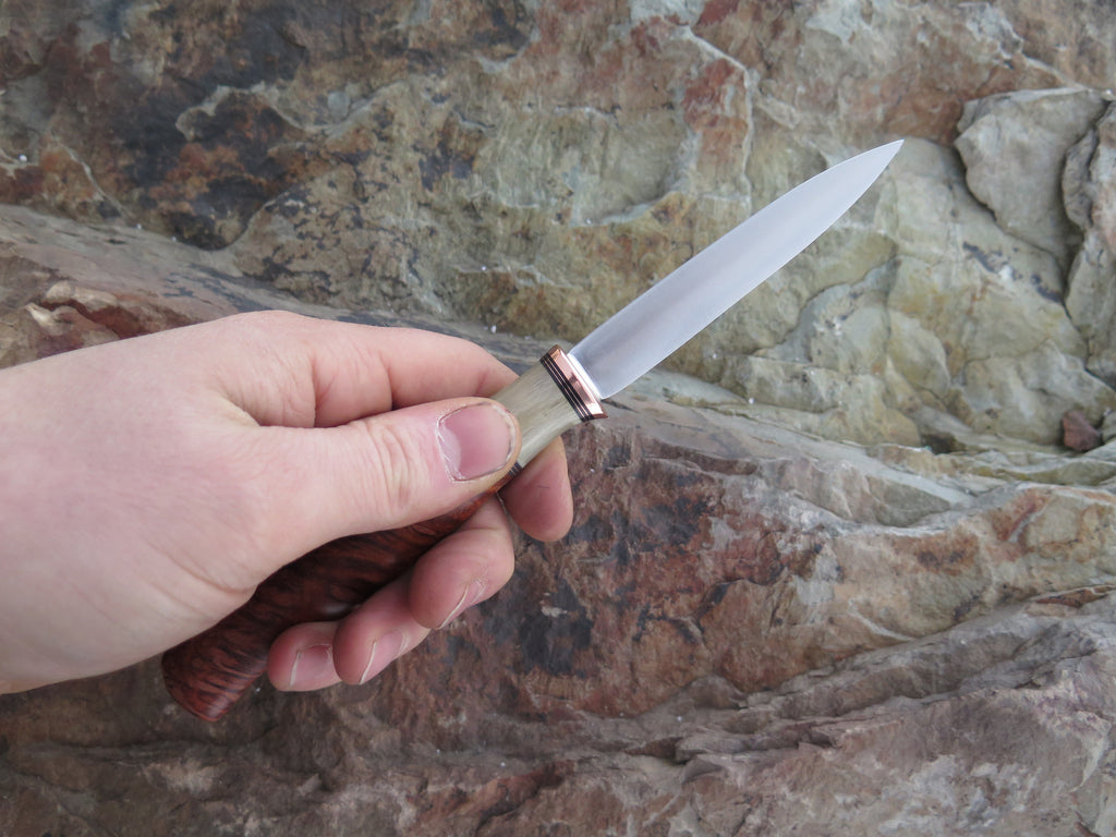 Redwood Burl and Musk Ox Stainless Letter Opener