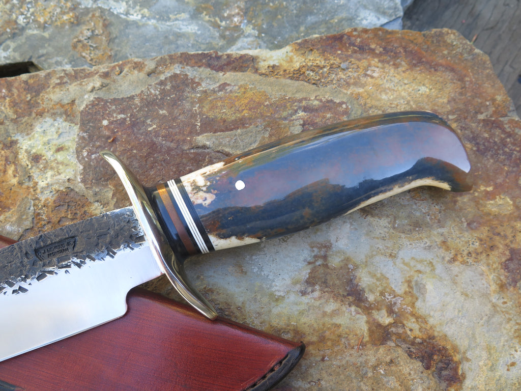 Premium Fossil Walrus Ivory Bowie