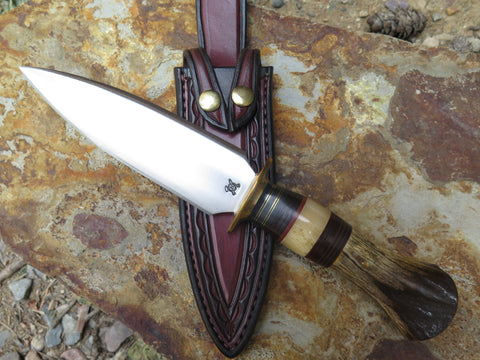 Moose, Ox and Horsehide Dagger