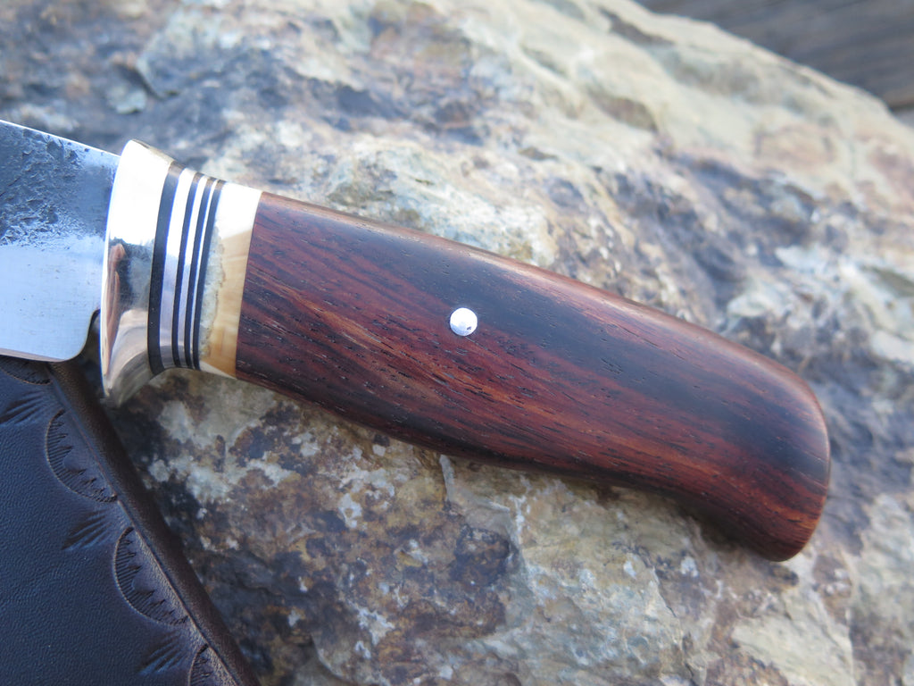 Cocobolo and Fossil Walrus Drop Point