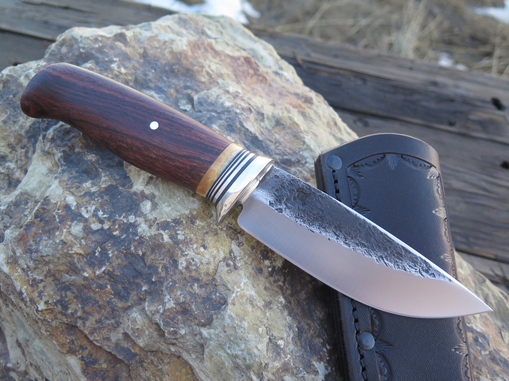 Cocobolo and Fossil Walrus Drop Point