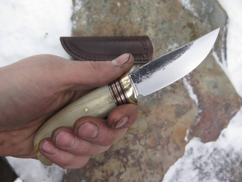 Dall's Sheep Horn Pocket Knife