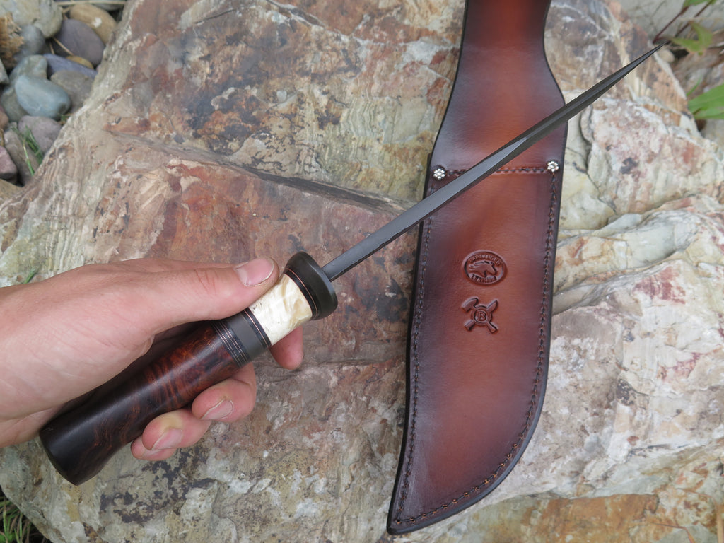 Premium Ironwood and Ox Blued Bowie