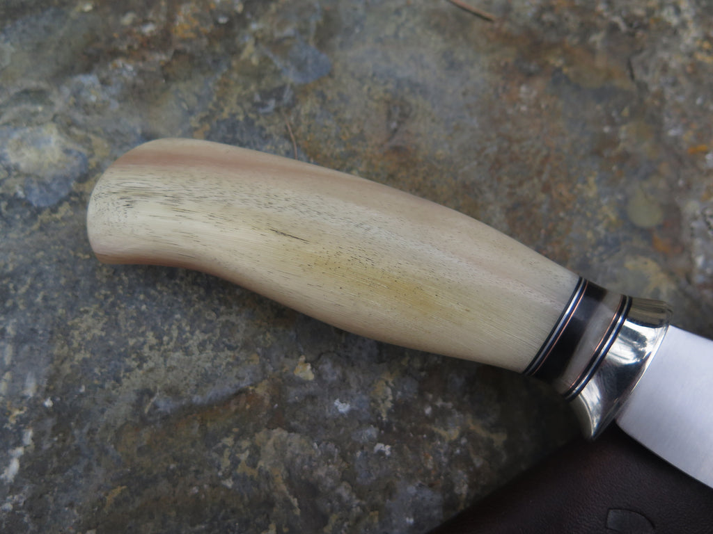 Dall's Sheep Horn Canoe Knife