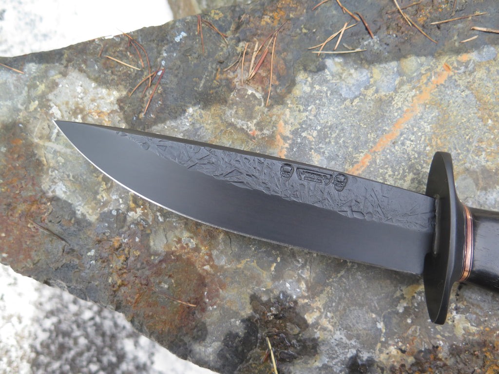 African Ebony and Fossil Walrus Blued Fighter