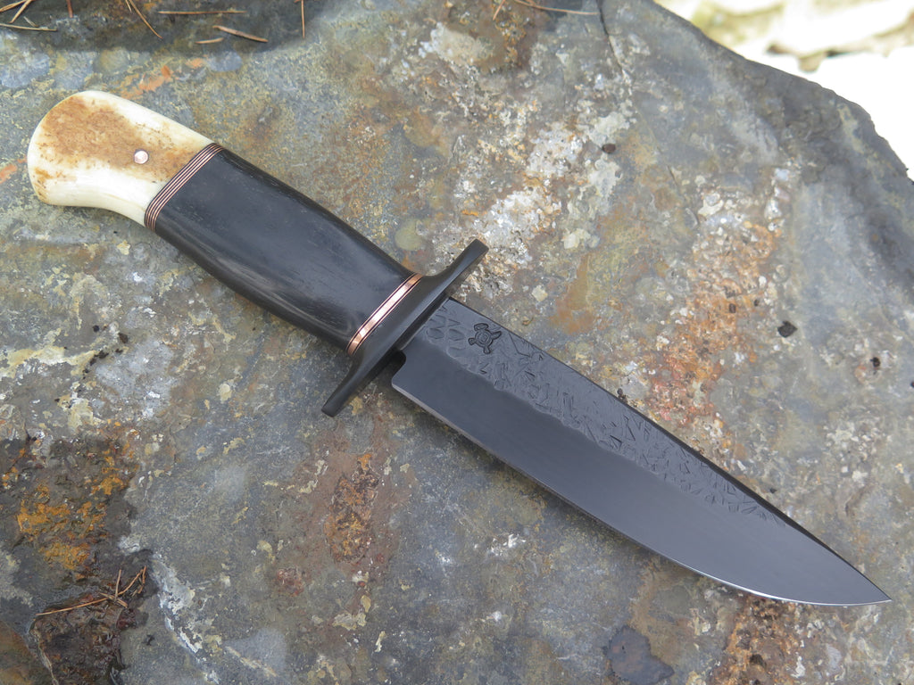 African Ebony and Fossil Walrus Blued Fighter