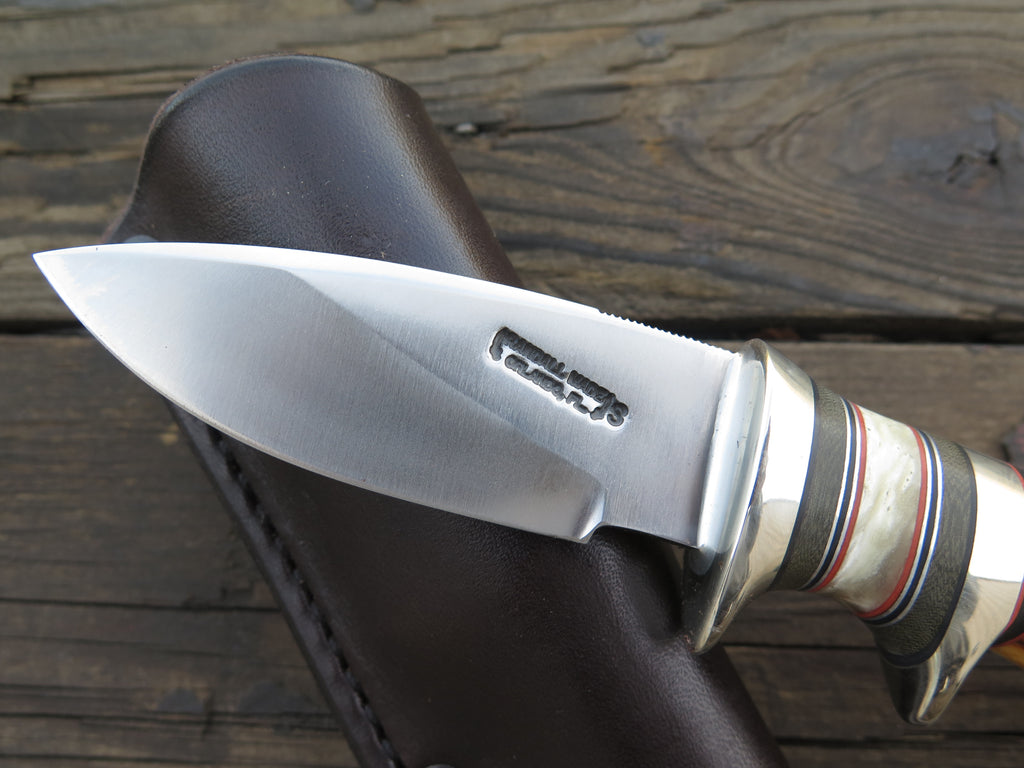 Randall Knives "Triathlete" w/ Behring Made Sambar Stag, Ox & Subhilt Rehandle