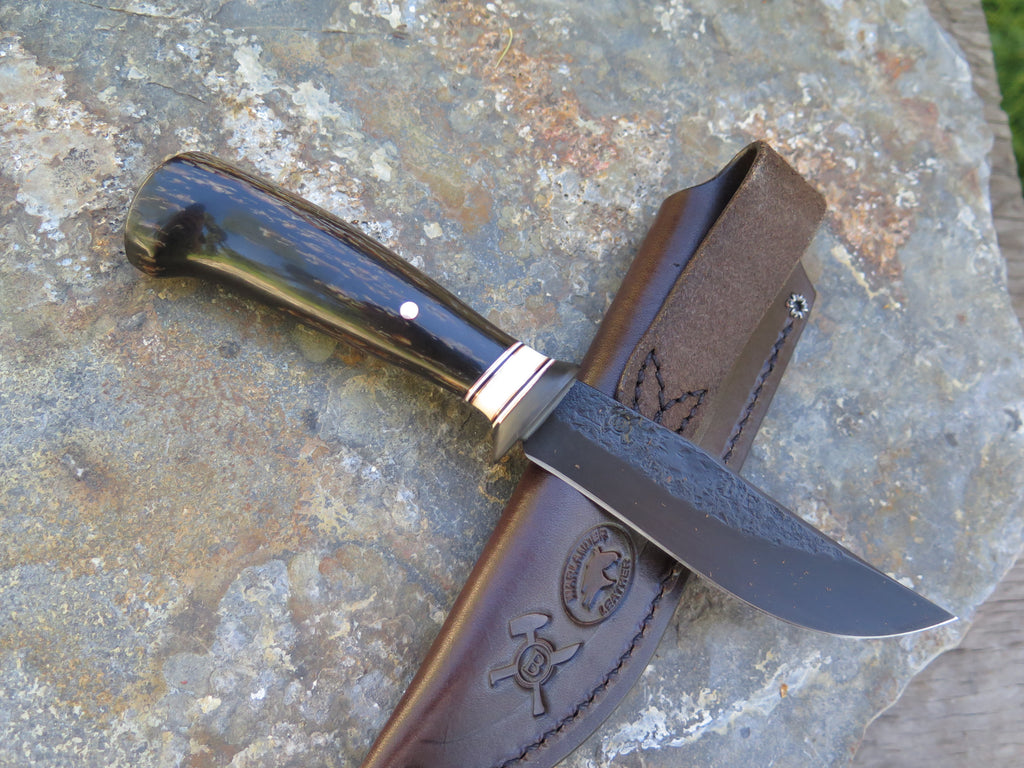 Buffalo Horn and Fossil Walrus Blued Recurve