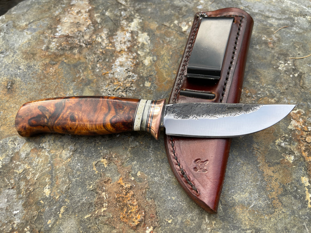 Ironwood and Ox Pocket Knife